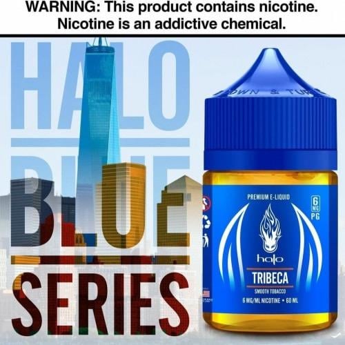 نكهة هالو تروبيكال فيب سموث توباكو 3 نيكوتين  HALO TRIBECA SMOOTHE TOBACCO