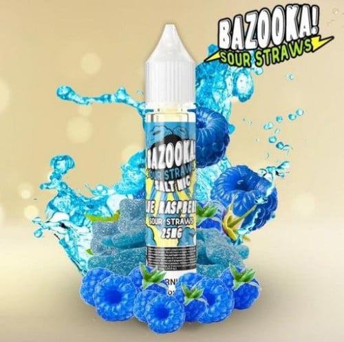 نكهة بازوكا توت ازرق الرائعة سولت BAZOOKA BLUE RASPBERRY Salt