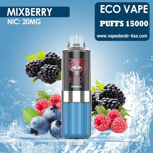 شيشة جاهزة ايكو هوكا مكس توت 15000 موش من ECO VAPE