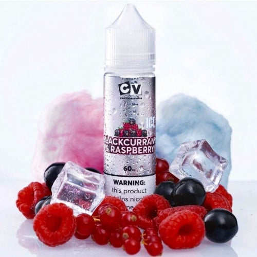نكهة فيب مكس توت و كشمش أسود ايس من سي في CV BLACKCURRANT & RASPBERRY ICE
