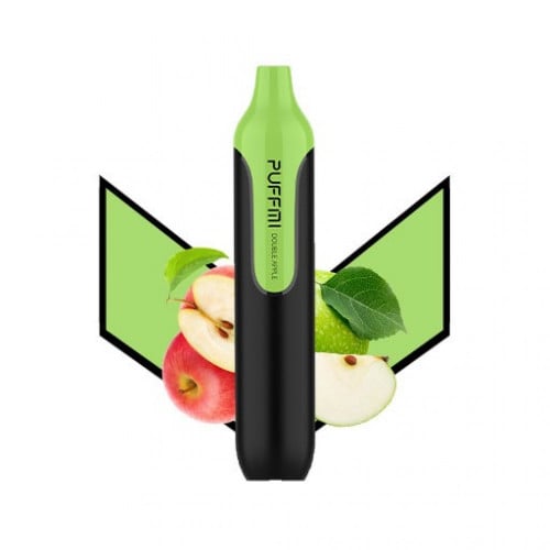 سحبة جاهزة مرة بف مي تفاحتين 1500 موش PUFFMI DOUBLE APPLE