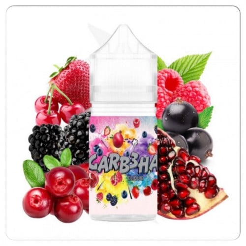 نكهة قربعها بطعم التوت والفراولة و الرمان مكس GARB3HA Salt Nicotine