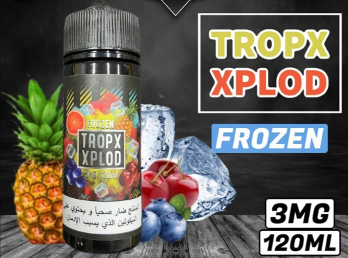 نكهة تروبكس اكسبلود ايس فيب انفجار الفواكه الاستوائيه البارده Tropx Xplod Frozen120ml