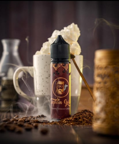 نكهة كابتن قولد كريمي توباكو كوفي فيب Captain Gold Creamy Tobacco coffee