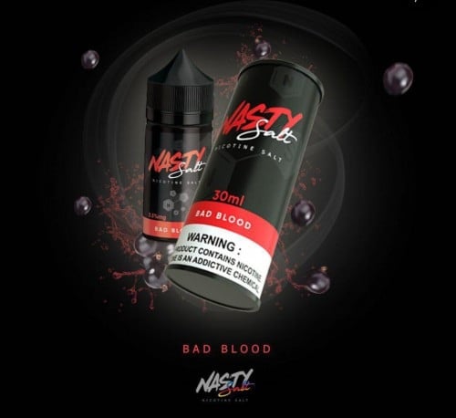 نكهة ناستي باد بلود المنعشة الرهيبه سولت NASTY BAD BLOOD Salt