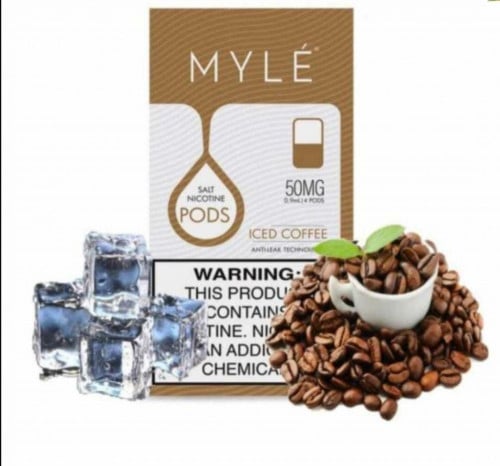 بودات مايلي الاصدار الرابع قهوة مثلجة بودات معبأة MYLE PODS ICED COFFEE M4