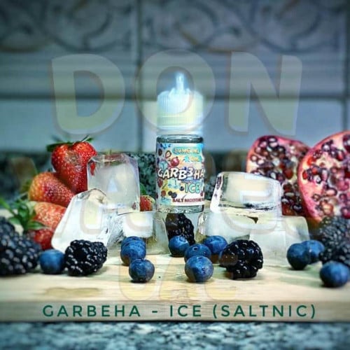 نكهة قربعها بطعم التوت والفراولة و الرمان مكس بارد GARB3HA ICE Salt Nicotine