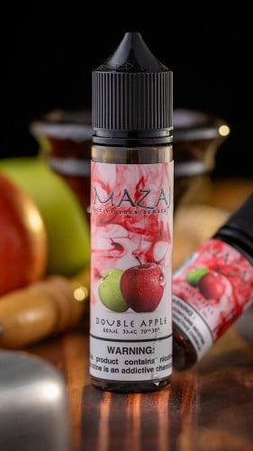 نكهة مزاج تفاحتين فيب معسل تفاحتين الرائع MAZAJ DOUBLE APPLE