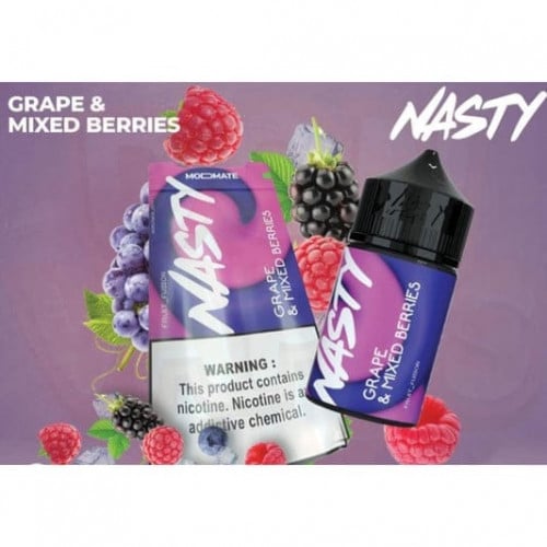 نكهة ناستي عنب مكس توت مودميت فيب NASTY Grape & Mixed Berries MODMAT