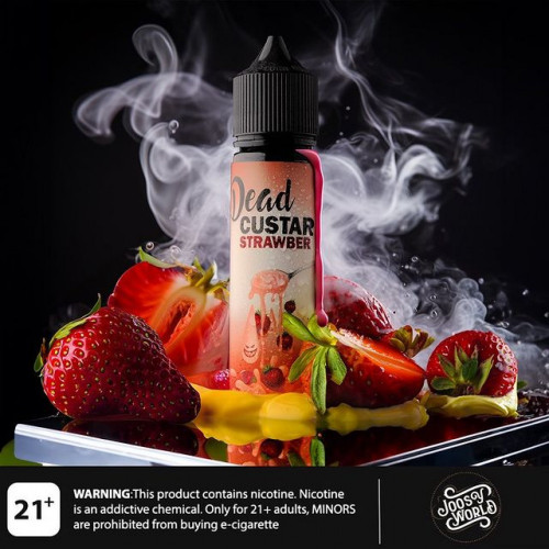 نكهة ديد كاسترد فراوله فيب من جوسي ورلد DEAD CUSTARD STRAWBERRY JOOSY WORLD