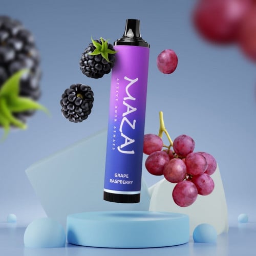 سحبة مزاج ديمون 5000 موشه عنب توت 20 نيكوتين - Mazaj Demon GRAPE RASPBERRY