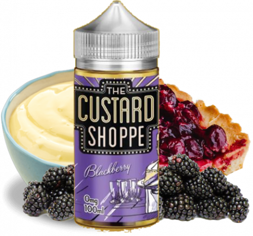 نكهة بلاك بيري فيب توت الأسود من كاسترد شوب The Custard Shoppe Black Berry Custard