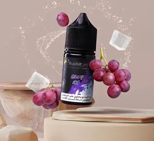 نكهة مزاج عنب  آيس سولت MAZAJ GRAPE ICE