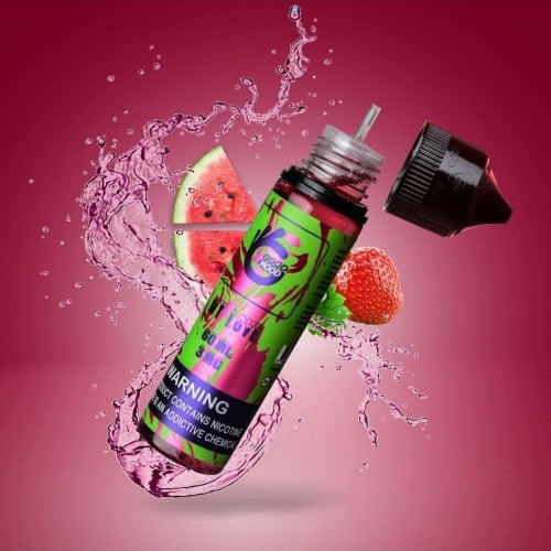 نكهة فيب الحب مكس بطيخ و فراولة بارد من قود مود Good Mood My Love Ice