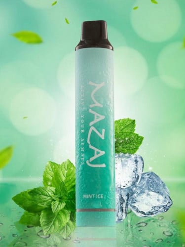 سحبة مزاج 3000 نعناع منت ايس تيتان قابله للشحن MAZAJ TITAN disposable
