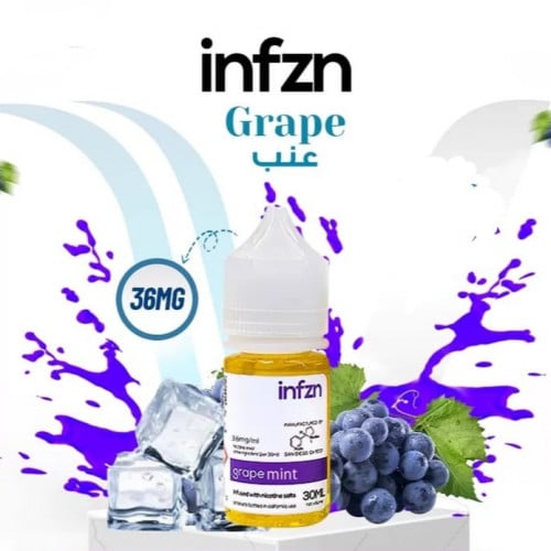 نكهة انفزن عنب منت سولت نكهة رائعه جريب منت INFZN Grape Mint
