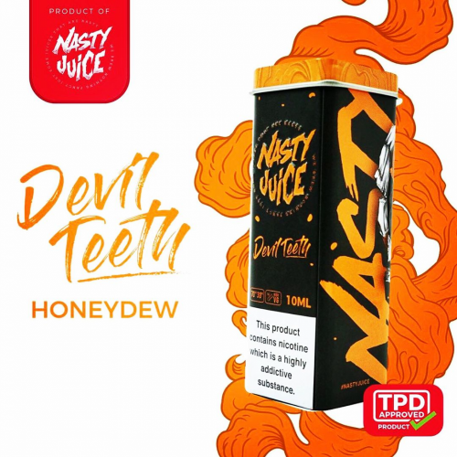 نكهة فيب ناستي شمام توت نعناع مكس لذيذ NASTY Juice DEVIL TEETH