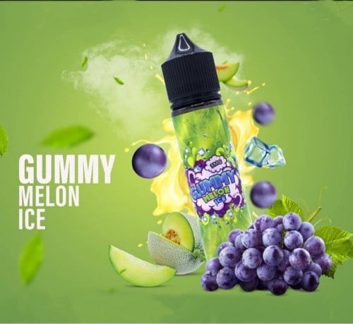 نكهة قمي ميلون ايس فيب مكس شمام عنب بارد GUMMY MELON ICE