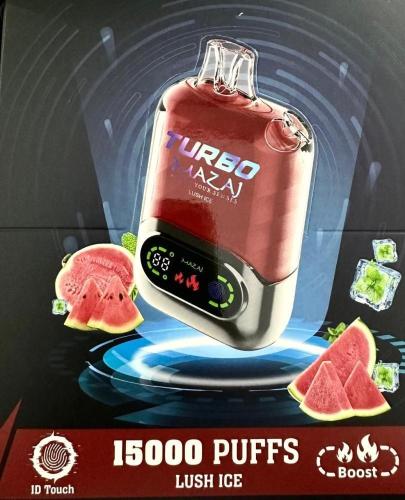 سحبة مزاج تيربو 15000 بنكهة لوش ايس MAZAJ TURBO LUSH ICE