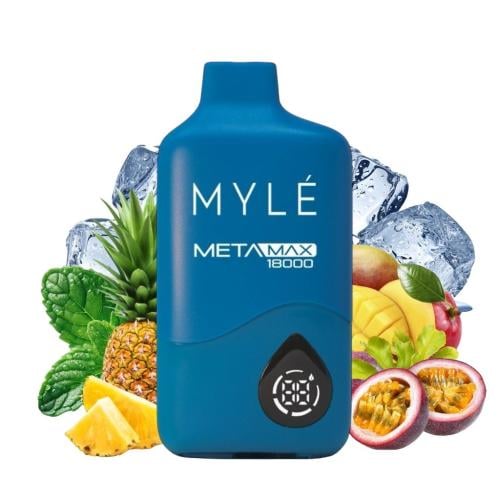 سحبة مايلي ميتا ماكس 18000 سحبة تروبيكال فروتس ايس MYLE META MAX ICED Tropical Fruits