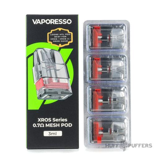 بودات كروس سيريس اكس روز 4 بودات من فابريسو (0.7)  Vaporesso XROS Pods