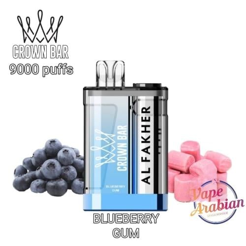 سحبة كراون بار كرستال 9000 سحبه علكة التوت من تاج الفاخر CROWN BAR