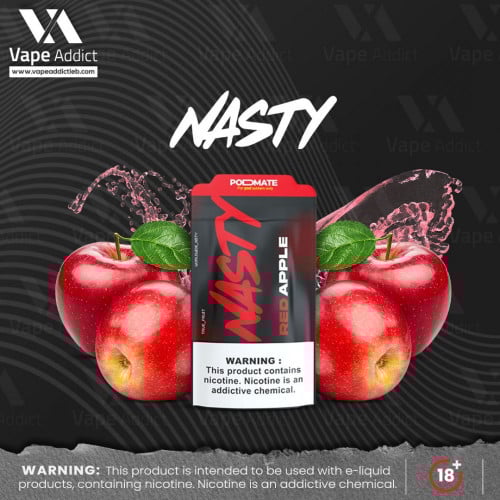 نكهة ناستي تفاح احمر مودميت فيب NASTY Red Apple MODMAT