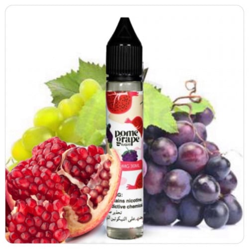 نكهة بوم جريب عنب رمان الشهيرة من جوسات سولت نيكوتين Pome Grape Salt Nicotine