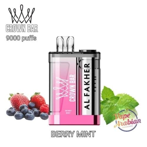 سحبة كراون بار كرستال 9000 سحبه توت نعناع من تاج الفاخر CROWN BAR