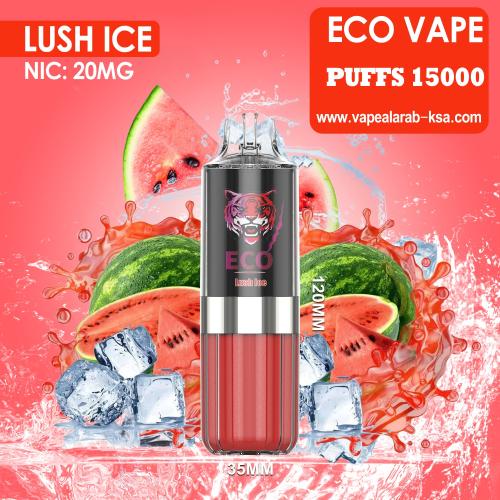 شيشة جاهزة ايكو هوكا لوش ايس 15000 موش من ECO VAPE