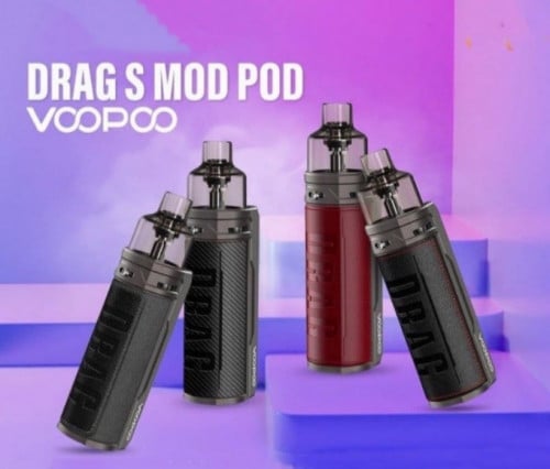 شيشة و سحبة دراق اس 60 واط من فوبو VOOPOO DRAG S 60W