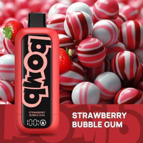 سحبة بومب بي دي 14000 موشه علكة الفراولة BOMB PD 14000 STRAWBERRY Bubblegum