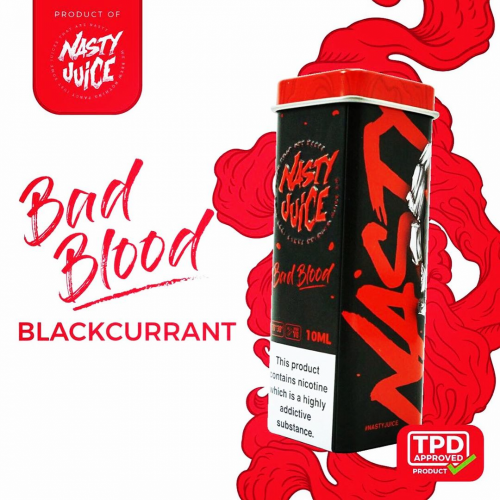 نكهة فيب ناستي باد بلود مكس بيري الشهيرة Nasty Bad Blood