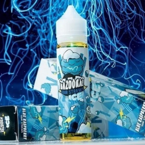 نكهة بازوكا بلو بيري ايس فيب توت ازرق بارد BAZOOKA BLUE RASPBERRY Ice