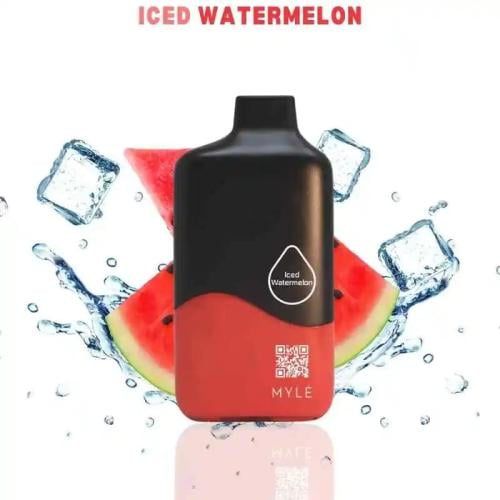 سحبة مايلي ميتا 9000 موشة نكهة البطيخ البارد MYLE META 9000