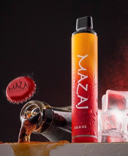 سحبة مزاج 3000 موش كولا ايس تيتان قابله للشحن MAZAJ TITAN disposable