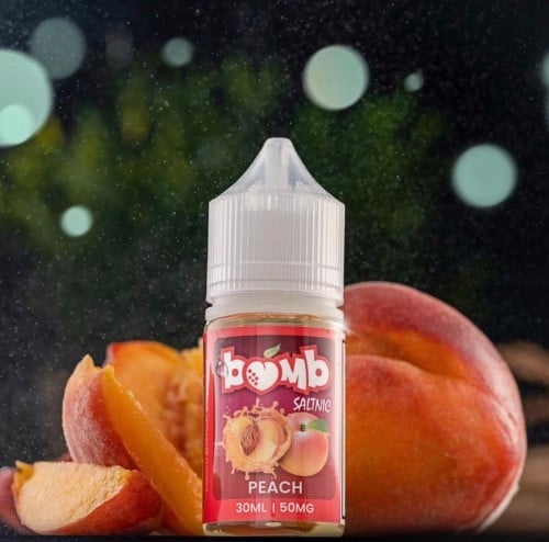نكهة بومب خوخ سولت الرهيبه Bomb Peach Salt 30ML
