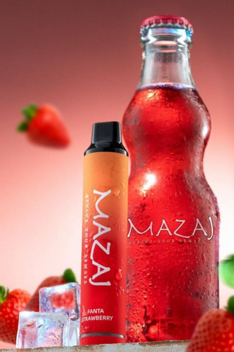 سحبة مزاج 3000 موش فانتا فراولة مزاج تيتان قابله للشحن MAZAJ TITAN disposable