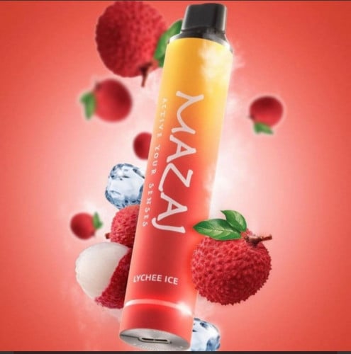 سحبة مزاج ديمون 5000 موشه ليتشي ايس 20 نيكوتين - Mazaj Demon LYCHEE ICE