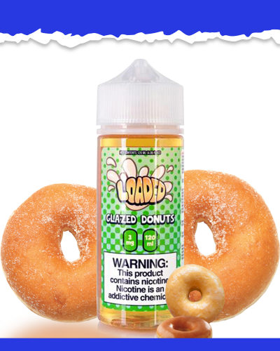 نكهة لوديد دونات فيب العجيبة الأكثر مبيعا LOADED Glazed Donut 120ML
