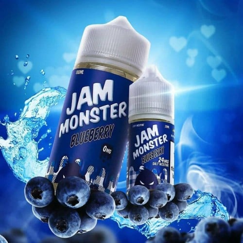 نكهة جام مونستر مربى التوت الأزرق فيب 100 مل JAM MONSTER Blueberry