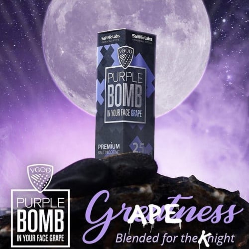 نكهة بربل بومب عنب الرائعة من فيقود سولت VGOD PURPLE BOMB