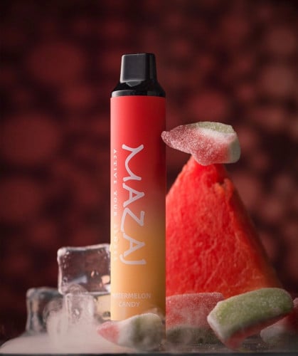 سحبة مزاج 3000 موش بطيخ كاندي تيتان قابله للشحن MAZAJ TITAN disposable