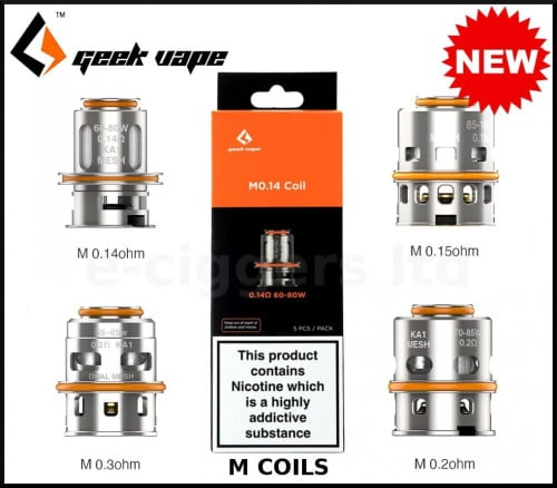 كويلات جيك فيب ام ( M0. 2 triple & M0. 14 ) GEEKVAPE  M COILS