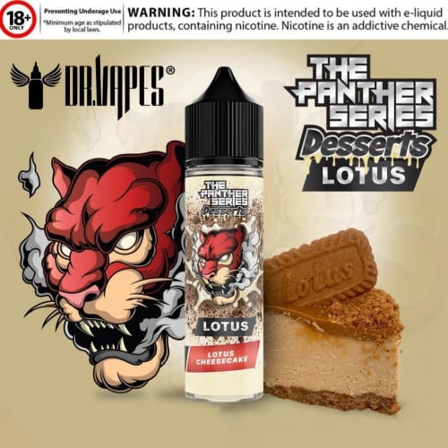 نكهة بنك بانثر لوتس شيز كيك فيب من دكتور فيب Pink Panther Lotus Cheesecake