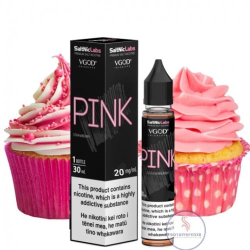 نكهة فيقود بنك فراولة 20 نيكوتين سولت بنك ستروبيري VGOD Pink Strawberry 20MG