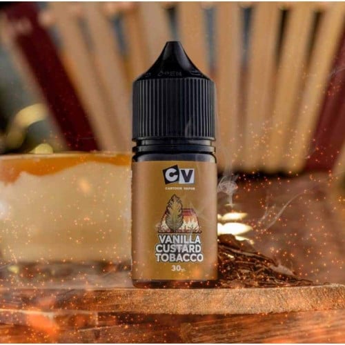 نكهة  فانيلا كاسترد توباكو من سي في سولت CV VANILLA CUSTARD TOBACCO