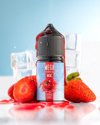نكهة ميجا فراوله ايس سولت 30 مل MEGA STRAWBERRY ICE