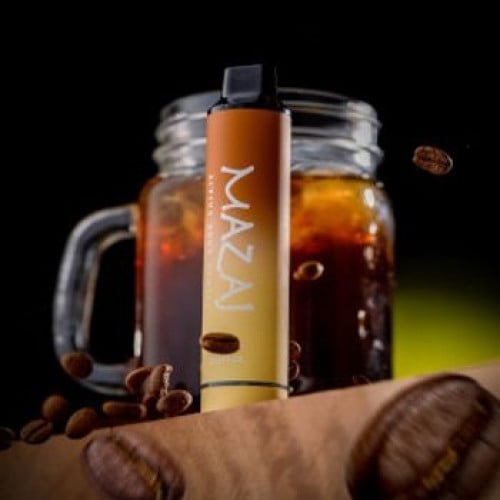 سحبة مزاج 3000 موش كوفي قهوة مزاج تيتان قابله للشحن MAZAJ TITAN disposable