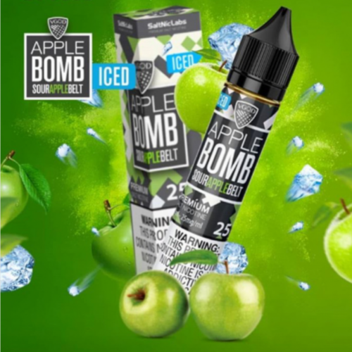 نكهة بومب تفاح ايس من فيقود سولت  VGOD APPLE BOMB ICED Salt